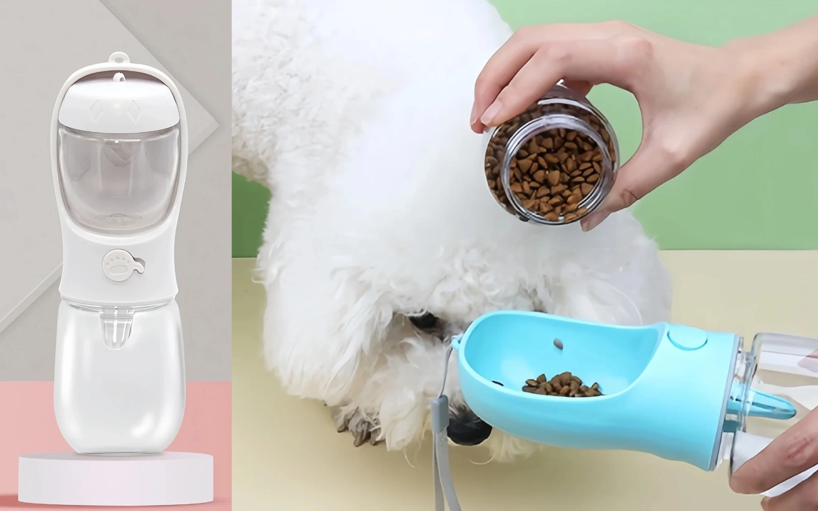 Portable Pet Water and Food Bottle
