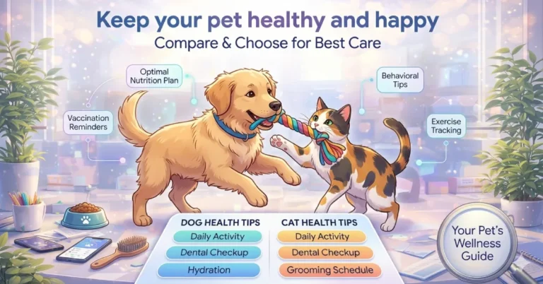 keep your pet healthy and happy dog and cat playing together