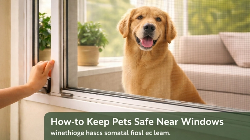 window safety for pets screen protection supervision